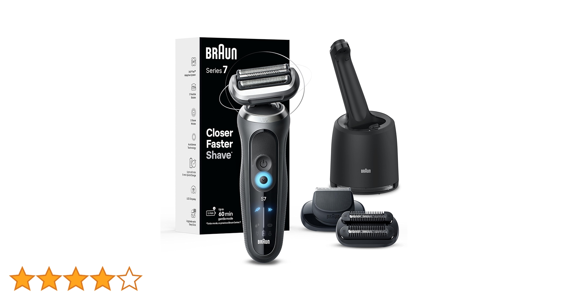 Amazon | ブラウン 電気シェーバー 男性用 シリーズ7 7185cc